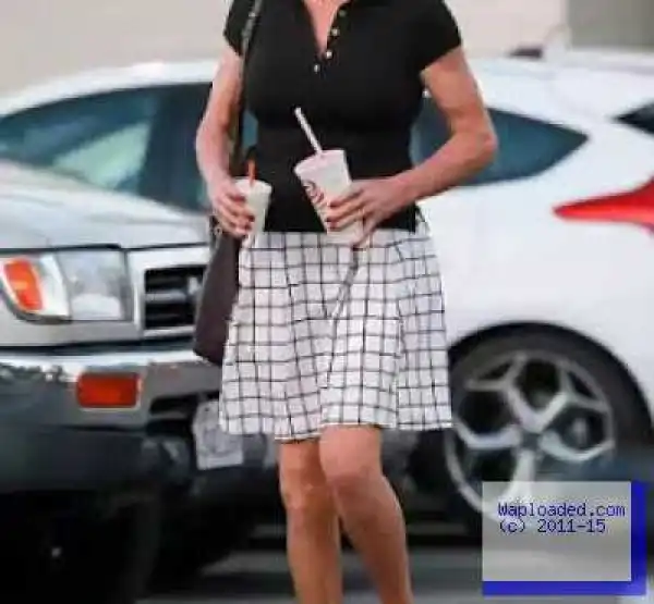 Caitlyn Jenner Flashes Legs In Miniskirt [See Photos]